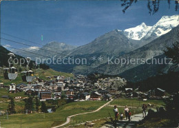 Delcampe - Saas-Fee Mit Rothorn Fletschhorn Lagginhorn - Sonstige & Ohne Zuordnung