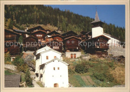 Delcampe - Grimentz Dorfpartie Mit Kirche - Sonstige & Ohne Zuordnung