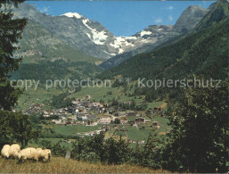 Delcampe - Leukerbad Mit Balmhorn Gitzifurgge Majinghorn - Sonstige & Ohne Zuordnung