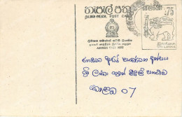 Delcampe - Entier Postal Postal Stationary Sri Lanka Ceylan Lion - Sri Lanka (Ceylan) (1948-...)