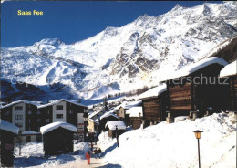 Delcampe - Saas-Fee Mit Alphubel Taeschhorn Dom Lenzspitze - Sonstige & Ohne Zuordnung