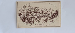 Delcampe - [-10%] FRANCE - Fayence - Illustration - Village - Paysage - Petit Format - Berg - Fayence