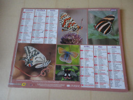 Delcampe - CALENDRIER ALMANACH 2023 PAPILLONS - Big : 2001-...