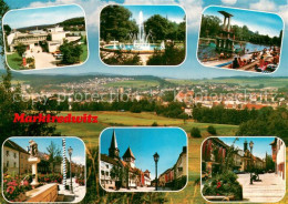 Delcampe - Marktredwitz Volkshochschule Brunnen Schwimmbad Ortsmotive - Marktredwitz