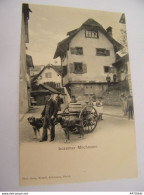 Delcampe - CPA -  Suisse - Lucerne Luzerner - Milchmann - Attelage De Chiens  -  1903 - SUP - (KL 48) - Luzern