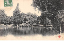 Delcampe - Bois De VINCENNES - Le Lac Des Minimes - F. Fleury - Très Bon état - Vincennes