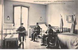Delcampe - SAINT MAURICE - Asine National Des Convalescents - Chambre De Convalescents à 3 Lits - Très Bon état - Saint Maurice