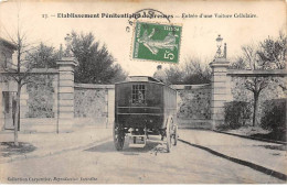 Delcampe - Etablissement Pénitentiaire De FRESNES - Entrée D'une Voiture Cellulaire - état - Fresnes