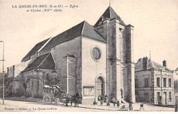 Delcampe - LA QUEUE ENBRIE - Eglise Et Clocher - Très Bon état - La Queue En Brie