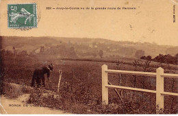 Delcampe - JOUY LE COMTE Vu De La Grande Route De Parmain - Très Bon état - Parmain