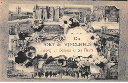 Delcampe - Du Fort De VINCENNES Recevez Un Bonjour Et Ces Fleurs - Très Bon état - Vincennes