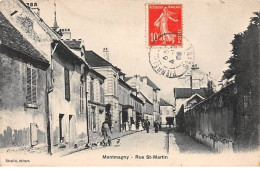 Delcampe - MONTMAGNY - Rue Saint Martin - Très Bon état - Sonstige & Ohne Zuordnung