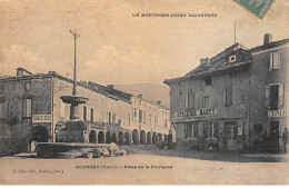 Delcampe - DOURGNE - Place De La Fontaine - Très Bon état - Dourgne
