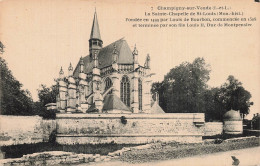 Delcampe - 37 CHAMPIGNY SUR VEUDE LA SAINTE CHAPELLE DE SAINT LOUIS - Champigny-sur-Veude