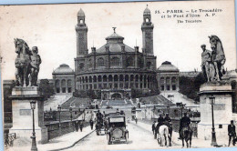 Delcampe - PARIS (75) - Le Trocadéro Et Le Pont D'Iéna - CPA - Circulée 1929 - Autres Monuments, édifices