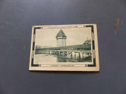 Delcampe - I-8827 , Chromo, Chocolat MENIER, LUCERNE, Kappelbrücke - Menier