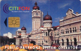 Delcampe - MALAYSIA - CHIP CARD - CITIFON - SULTAN ABDUL SAMAD BUILDING - 50RM - LG 0595 15000 - GEM2 RED - CATALOGUED? - Malaysia