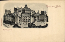 Delcampe - CPA Gruss Aus Berlin Reichstagsgebaude - Mitte