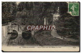 Delcampe - Louveciennes CPA Ancien Pont Levis Du Chateau Du Pont - Louveciennes