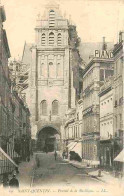 Delcampe - Carte Postale Ancienne - 02 - Saint Quentin - Portail De La Basilique - Animée - Précurseur - CPA - Voir Scans Recto-Ver - Saint Quentin