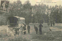 Delcampe - Carte Postale - Reproduction CPA - 10 Mailly Le Camp - Au Camp De Mailly - Télégraphie Sans Fil - Installation Du Poste - Mailly-le-Camp