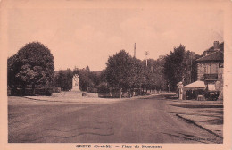 Delcampe - 77 GRETZ PLACE DU MONUMENT - Gretz Armainvilliers