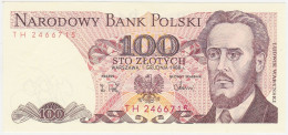 Delcampe - Poland P 143 E - 100 Zlotych 1.12.1988 Series TH - UNC - Pologne