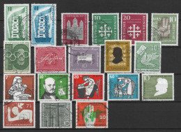 Delcampe - Deutschland / BRD / Bund Nettes Los Unterschiedliche Sondermarken 1956 Gestempelt Aus Tagespost (004) - Used Stamps
