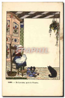 Delcampe - CPA Fantaisie Illustrateur Hansi Alsace En Lorraine Apres La Victoire Chat Poupee Alsace Militaria - Redon