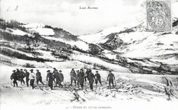 Delcampe - MILITARIA < SKIEURS DU 157éme EN MANOEUVRE DANS LES ALPES - Manöver