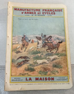 Delcampe - Cahier Extrait Catalogue Manufacture Française Armes Et Cycles Années 1910 Maison Vaisselle Service Lampe Pétrole Parfum - Werbung