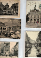 Delcampe - 400 Cartes Postales Anciennes Noires Et Bancs - Autres Monuments, édifices