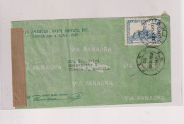 Delcampe - PERU LIMA 1953 Censored  Airmail Cover To Austria - Perù