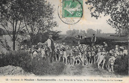 Delcampe - AUBERGENVILLE ( 78 ) - La Meute Du Château De La Garenne - Aubergenville