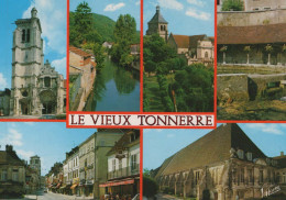 Delcampe - France Tonnerre Vues Multiples Architecture Paysage Rivière Églises #PBE283 - Tonnerre