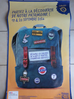 Delcampe - RATP, Affiche Poster "Partez à La Découverte De Notre Patrimoine" - Affiches