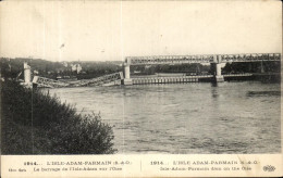Delcampe - CPA L Isle Adam Parmain Le Barrage De L Isle Adam Sur L Oise - L'Isle Adam