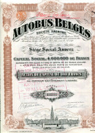 Delcampe - AUTOBUS BELGES (Vignette Anvers) - Transports