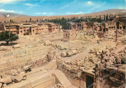 Delcampe - CPM Lebanon Baalbeck La Cour Des Ruines - Liban