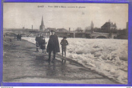 Delcampe - Carte Postale 08. Givet  Hiver 1916 La Meuse Couverte De Glaçons  Très Beau Plan - Givet