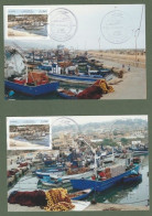 Delcampe - Carte Maxi - Année 2009-N°1544 : Photos : Port De Pêche De BOUHAROUN  (4-5) - Algerien (1962-...)