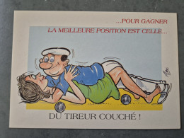 Delcampe - CPM SPORT PETANQUE PARTIE DE BOULES ILLUSTRATION ALEXANDRE POUR GAGNER LA MEILLEURE POSITION EST CELLE DU TIREUR COUCHE - Boule/Pétanque
