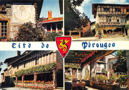 Delcampe - Pérouges Canton Meximieux Blason Dragon - Pérouges