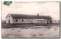 Delcampe - CPA Camp De Sissonne La Manutention Militaria - Sissonne