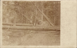 Delcampe - CARTE PHOTO Bucheron - Bauern