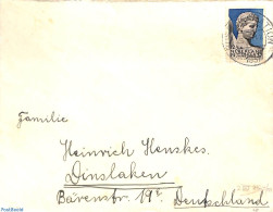 Delcampe - Netherlands 1937 Letter With NVPH No. 295, Postal History, Sport - Scouting - Cartas & Documentos