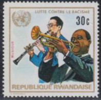 Delcampe - Ruanda Mi.Nr. 530A Int.Jahr Gegen Rassendiskriminierung, Musiker (30) - Sonstige & Ohne Zuordnung