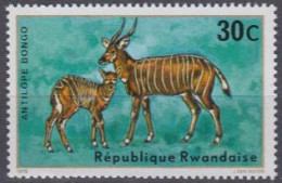 Delcampe - Ruanda Mi.Nr. 674A Antilopen, Bongo (30) - Sonstige & Ohne Zuordnung