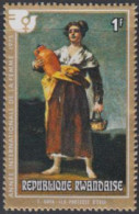 Delcampe - Ruanda Mi.Nr. 727A Jahr D.Frau, Gemälde Goya Die Wasserträgerin (1) - Sonstige & Ohne Zuordnung