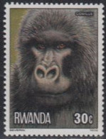 Delcampe - Ruanda Mi.Nr. 923A Affen, Gorilla (30) - Sonstige & Ohne Zuordnung